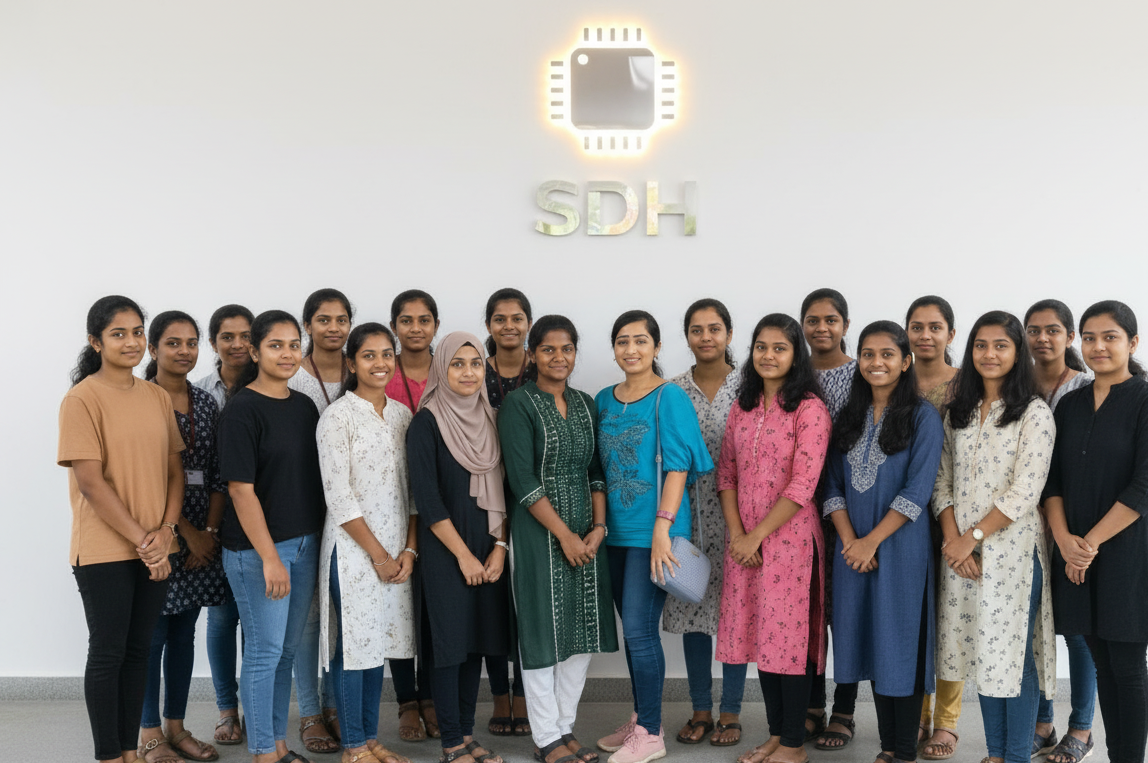 Students working together